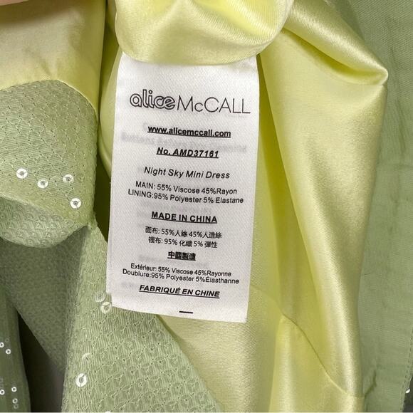 Alice McCall Night Sky Mini Sequin Dress Size US 0 / AU 4 - Picture 10 of 11